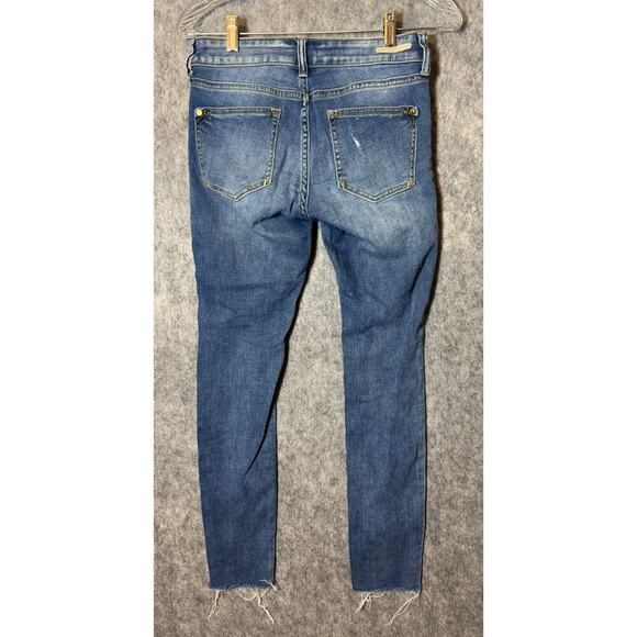 Pilcro And The Letterpress Size 25 Stet Mid-Rise Skinny Distressed Jeans - Picture 4 of 8